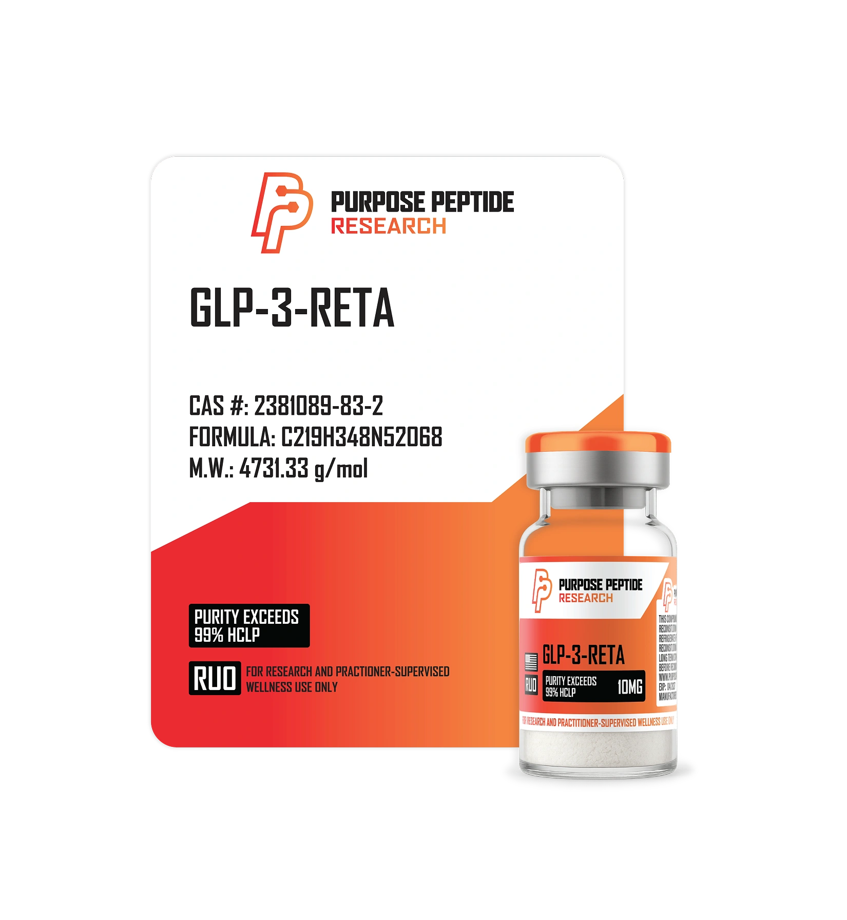 Purpose Peptide Research GLP-3-Reta